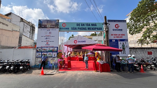 Sài Gòn Light Event tổ chức trọn gói lễ khởi công dự án Tòa nhà Văn phòng Mekophar tại TP.HCM