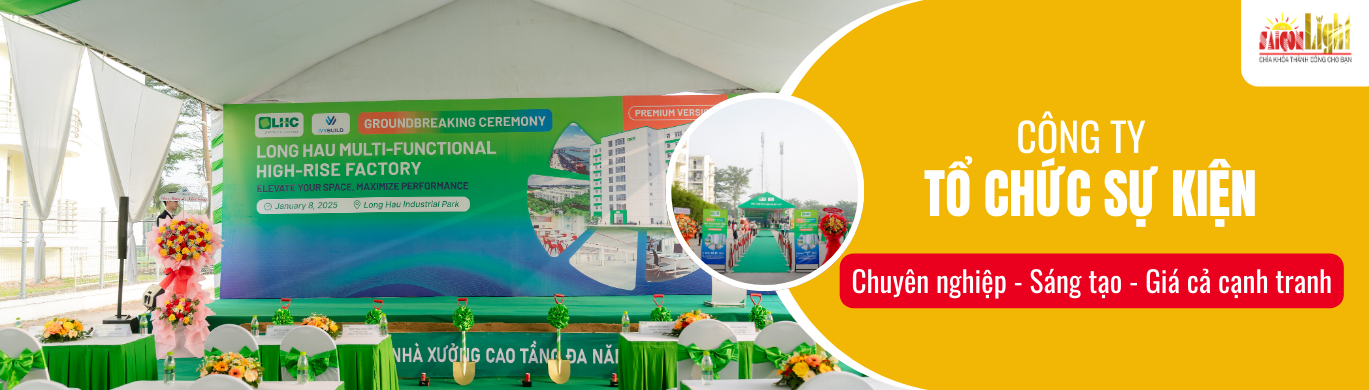 slider tổ chức sự kiện sài gòn