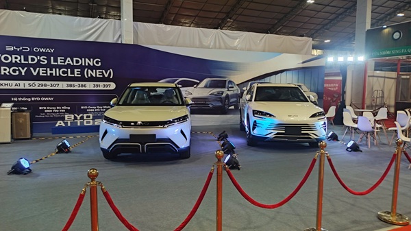 Cung cấp thiết bị cho gian hàng của BYD Oway tại triển lãm Vietbuild 2025