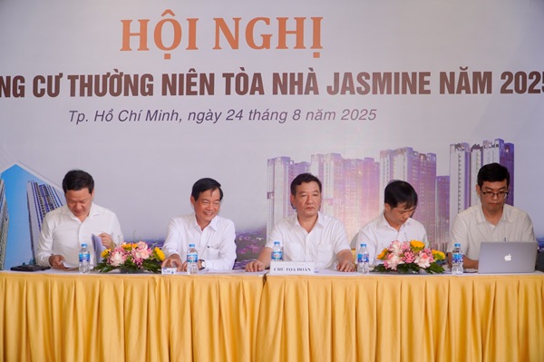 Tổ chức Hội nghị Nhà chung cư thường niên tòa nhà Jasmine năm 2025