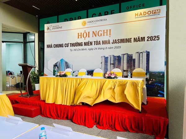 Tổ chức Hội nghị Nhà chung cư thường niên tòa nhà Jasmine năm 2025