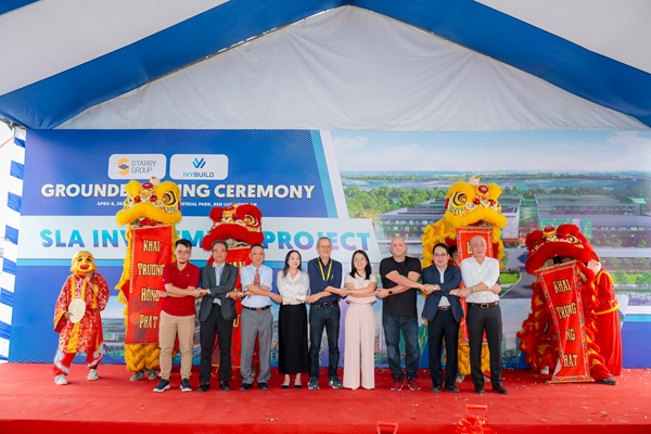 Lễ động thổ, đặt nền móng nhà máy mới tại long an