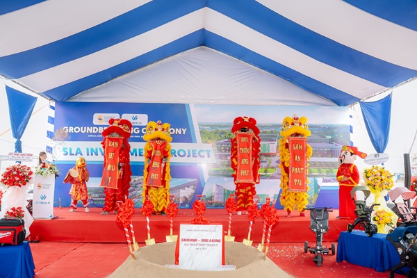 Lễ động thổ, đặt nền móng nhà máy mới tại long an