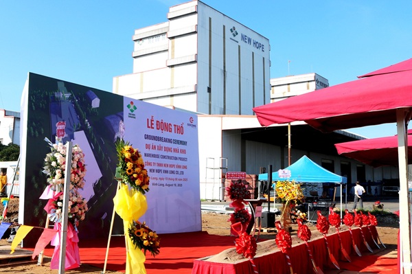 Tổ chức Lễ Động thổ Dự án Xây dựng nhà kho của công ty TNHH New Hope Vĩnh Long