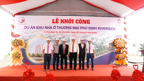 Tổ chức lễ khởi công dự án Khu nhà ở thương mại Phú Định Riverside