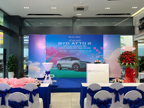 Lễ ra mắt BYD ATTO 2 & khai trương showroom BYD Oway Sài Gòn 