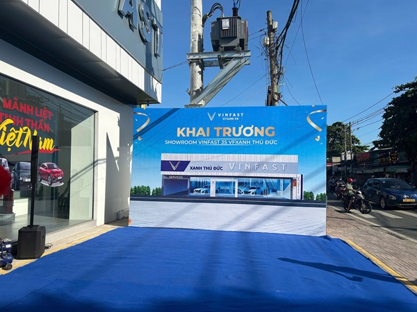Đồng hành tổ chức buổi lễ Khai trương Showroom 3S VFXANH Thủ Đức