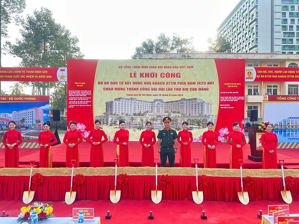 Lễ Khởi Công Dự Án ĐTXD Nhà Khách BTTM Phía Nam - BQP Lễ Khởi Công Dự Án ĐTXD Nhà Khách BTTM Phía Nam - BQP