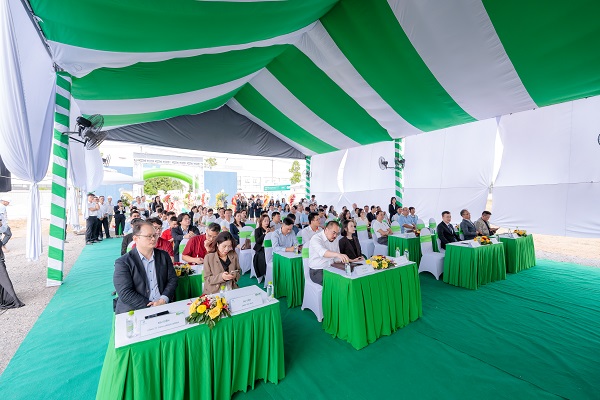 TỔ CHỨC LỄ KHỞI C&Ocirc;NG DỰ &Aacute;N TẠI KHU C&Ocirc;NG NGHIỆP LONG HẬU