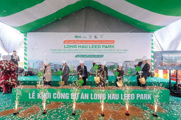 TỔ CHỨC LỄ KHỞI C&Ocirc;NG DỰ &Aacute;N TẠI KHU C&Ocirc;NG NGHIỆP LONG HẬU